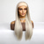 cheap Synthetic Trendy Wigs-Synthetic Wig Uniforms Career Costumes Princess Straight kinky Straight Middle Part Layered Haircut Machine Made Wig 26 inch Light Blonde Synthetic Hair Women&#039;s Cosplay Party Fashion Blonde