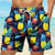 baratos shorts de praia masculinos-abacaxi tropical resort masculino 3d impresso shorts de natação calções de banho bolso cordão com forro de malha conforto respirável curto aloha estilo havaiano férias praia s a 3xl
