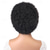 cheap Human Hair Capless Wigs-Afro Kinky Curly Bangs Wig For Women Afro Pixie Cut Short Human Hair Wig Soft Curly Afro Wig Natural Looking For Daily Use