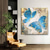 cheap Animal Paintings-Blue Butterfly Oil Painting on Canvas Large hand painted Abstract Butterflies Canvas painting Wall Art Modern Textured Animal Painting for Living Room wall decoration