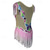 cheap Figure Skating Dresses-Figure Skating Dress Women&#039;s Girls&#039; Ice Skating Dress Multi color Patchwork Tassel Mesh Spandex Stretchy Training Practice Professional Skating Wear Crystal / Rhinestone Short Sleeve Figure Skating