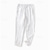Χαμηλού Κόστους λινό παντελόνι-100% Λινό Ανδρικά Λευκά παντελόνια Παντελόνια Καλοκαίρι παντελόνι Τσέπη Κορδόνι Ελαστική μέση Σκέτο Αναπνέει Άνετο Καθημερινά Διακοπές Εξόδου Κλασσικό Καθημερινό Μαύρο Λευκό