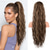 cheap Ponytails-Ponytail Extension 26 Inch Drawstring Ponytail Hair Extensions for Women Long Curly Wavy Ponytail Natural Synthetic Hairpiece for Women