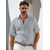 Χαμηλού Κόστους ανδρικά λινά πουκάμισα-45% Λευκά είδη Ανδρικά λινό πουκάμισο Πουκάμισο Popover Καλοκαιρινό πουκάμισο Πουκάμισο παραλίας Λευκό Ανθισμένο Ροζ Μπεζ Κοντομάνικο Σκέτο Πέτο Καλοκαίρι ΕΞΩΤΕΡΙΚΟΥ ΧΩΡΟΥ Καθημερινά Ρούχα