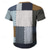 abordables Géométrique-Homme Plaid Chemise Henley Shirt T-shirt gaufré T-shirt T-shirt Manche Courte 3D effet du quotidien Décontractées Sport extérieur Casual du quotidien Printemps été Bleu Rouge Marron Gris Henley