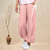 abordables Bas-Femmes Faux coton lin Pantalon d'été Pantalons Pantalons Amples Basique Occasionnel Détente Taille Moyenne Poches Latérales Bouffant Quotidien Bureau Saint-Valentin Rose Rouge Bleu Marine Vert