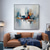 cheap Abstract Paintings-Handmade Oil Painting Canvas Wall Art Decoration Modern Abstract for Home Decor Rolled Frameless Unstretched Painting