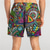 cheap Board Shorts-Men&#039;s Eye Graffiti Colorful Swimming Trunks Board Shorts Swim Shorts Mid Waist Vacation Hawaiian Holiday Vacation Holiday Beach Drawstring with Mesh lining Elastic Waist Designer Clothing Apparel