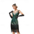 abordables Vestidos-Retro Antiguo Rugido 20s 1920s Vestido Flapper Vestidos Baile de Máscaras El gran Gatsby Lentejuelas Borlas Mujer Carnaval Mascarada Boda Invitado a la boda Fiesta / Noche Adulto Vestido Vestidos de