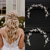 cheap Hair Styling Accessories-Oil Leaves Water Flower Stamens Handmade Woven Diy Bride s Braided Hair Headband Jewelry