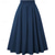 abordables Bas-jupe plissée taille haute avec poches rétro vintage années 1950 jupe swing rockabilly jupe évasée jupes quotidiennes décontractées pour femmes