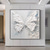 cheap Animal Paintings-Blue Butterfly Oil Painting on Canvas Large hand painted Abstract Butterflies Canvas painting Wall Art Modern Textured Animal Painting for Living Room wall decoration