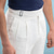 זול קולקציית מעצבים-40% פשתן בגדי ריקוד גברים מכנסי פשתן מכנסיים מכנסי קיץ מכנסיים קפלים כיס קפלים רגל ישרה אחיד נושם נוח משרד / קריירה יומי חופשה קלסי יום יומי לבן ורוד מסמיק