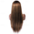 cheap Human Hair Capless Wigs-Ishow Hair Highlgiht Straight Human Hair Wigs With Bangs Fringe 180 Density Full Machine Made Straight Hair Wigs Remy Wigs