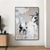 ieftine Picturi Abstracte-pictură în ulei realizată manual, pânză, artă de perete, decorare modernă, abstractă alb-negru, pentru sufragerie, decor pentru casă, pictură rulată fără rame, neîntinsă