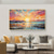cheap Landscape Paintings-Oil painting Hand painted Impressionist Seaside Sunset Oil Painting On Canvas Modern Seascape Painting Abstract Colorful landscape painting Wall Art painting for Living room Home Decor