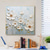 cheap Floral/Botanical Paintings-Impressionism Abstract Palette Knife flowers wall art Hand painted 3D Floral Painting Handmade Colorful 3D Textured Paintings Modern Decorative Paintings No Frame