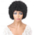 cheap Human Hair Capless Wigs-Afro Kinky Curly Bangs Wig For Women Afro Pixie Cut Short Human Hair Wig Soft Curly Afro Wig Natural Looking For Daily Use