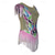 cheap Figure Skating Dresses-Figure Skating Dress Women&#039;s Girls&#039; Ice Skating Dress Multi color Patchwork Tassel Mesh Spandex Stretchy Training Practice Professional Skating Wear Crystal / Rhinestone Short Sleeve Figure Skating