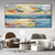 cheap Abstract Paintings-Handmade Oil Painting Canvas Wall Art Decoration Modern Abstract Sunrise Sea Thick Texture Landscape for Home Decor Rolled Frameless Unstretched Painting