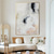 ieftine Picturi Abstracte-pictură în ulei realizată manual, pânză, artă de perete, decorare modernă, abstractă alb-negru, pentru sufragerie, decor pentru casă, pictură rulată fără rame, neîntinsă