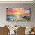 cheap Landscape Paintings-Oil painting Hand painted Impressionist Seaside Sunset Oil Painting On Canvas Modern Seascape Painting Abstract Colorful landscape painting Wall Art painting for Living room Home Decor