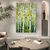 cheap Tree Oil Paintings-Forest Oil Painting On Canvas hand painted Abstract Green Landscape Painting for Living Room Wall Decor Birch Forest Painting Modern Wall Art painting landscape oil painting