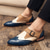 cheap Formal-Men&#039;s Oxfords Retro Formal Shoes Walking Casual Daily Leather Comfortable Booties / Ankle Boots Loafer Red Blue Brown Spring Fall