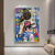 cheap People Paintings-Banksy Style Astronaut oil painting Pop Art Graffiti art Oil Painting 100% HandMade street art Oil Painting Astronaut pop art Oil Painting