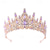 cheap Hair Styling Accessories-Bride Crown Alloy Hair Accessories Wedding Dresses Diamond Hair Hoops Electroplated Birthday Crown Dinner Wedding Headgear