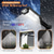cheap Street Lights-Solar Wall Lamp Street Garden Courtyard Wall Lamp with Remote Control Human Body Induction 3-Mode High Brightness
