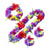 abordables fête d&#039;été hawaïenne-Collier de fleurs simulées pour fête, couronne pour adultes et enfants, ensemble de 4 pièces, décoration d&#039;exposition de voyage sur la plage, nouvelle collection