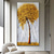 abordables Peintures fleurs/botaniques-Mintura fait à la main argent arbre paysage peintures à l&#039;huile sur toile mur art décoration moderne abstrait or arbre photos pour la décoration intérieure roulé sans cadre peinture non étirée