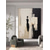 cheap People Paintings-Black and Beige Abstract Art painting handmade Black and Beige Minimalistic hand painted Wall Art Abstract Figure Canvas painting Art Abstract People Oil Painting Modern Wall Art