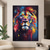 abordables Peintures animaux-Grand lion peinture à l&#039;huile sur toile peint à la main tigre abstrait animal toile peinture mur art moderne impressionniste lion œuvre image pour salon chambre mur décor à la maison