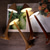 cheap Table Lamps-New Retro Led Table Lamp Imitation Wood Grain Touch Bar Creative Personality Hotel Restaurant Table Lamp