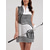 cheap Designer Collection-Women&#039;s Golf Dress White Sleeveless Stripes Ladies Golf Attire Clothes Outfits Wear Apparel