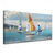 cheap Landscape Paintings-Handmade Oil Painting Canvas Wall Art Decoration Abstract Ocean Sailboat Sailing Landscape for Home Decor Rolled Frameless Unstretched Painting