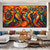 cheap People Paintings-Abstract Figures Acrylic OIL Painting Handmade Modern Wall Art Painting Handmade Figurative Painting Abstract Wall Art Large Figure Abstract colorful wall Painting