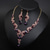 cheap Jewelry Sets-Jewelry Set 3pcs Rhinestone Alloy Earrings Necklace Women&#039;s Elegant Vintage Stylish Geometrical Geometric Jewelry Set For Wedding Party Daily