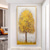 abordables Peintures fleurs/botaniques-Mintura fait à la main argent arbre paysage peintures à l&#039;huile sur toile mur art décoration moderne abstrait or arbre photos pour la décoration intérieure roulé sans cadre peinture non étirée