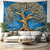 cheap Tree of Life Tapestry-Tree of Life Painting Hanging Tapestry Wall Art Large Tapestry Mural Decor Photograph Backdrop Blanket Curtain Home Bedroom Living Room Decoration