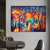 cheap Landscape Paintings-Large Romantic Artwork Giclee painting On Canvas hand painted  handmade Melody Of The Night oil painting Canvas Wall Art landscape wall painting for living room bedroom wall decoration