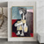 cheap Famous Paintings-Mintura Handmade Pablo Picasso Famous Oil Paintings On Canvas Home Decoration Modern Wall Art Abstract Portrait Picture For Home Decor Rolled Frameless Unstretched Painting