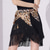 cheap Latin Dancewear-Latin Dance Ballroom Dance Skirts Printing Tassel Pure Color Women&#039;s Performance Training High Polyester