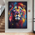 abordables Peintures animaux-Grand lion peinture à l&#039;huile sur toile peint à la main tigre abstrait animal toile peinture mur art moderne impressionniste lion œuvre image pour salon chambre mur décor à la maison