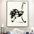 cheap Famous Paintings-Mintura Handmade Pablo Picasso Famous Oil Paintings On Canvas Home Decoration Modern Wall Art Abstract Animal Picture For Home Decor Rolled Frameless Unstretched Painting