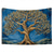 cheap Tree of Life Tapestry-Tree of Life Painting Hanging Tapestry Wall Art Large Tapestry Mural Decor Photograph Backdrop Blanket Curtain Home Bedroom Living Room Decoration