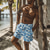 abordables pantalones cortos de playa para hombre-Carefree interlude x joshua jo shorts de playa para vacaciones con estampado de olas para hombre