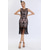 cheap Outfits-Retro Vintage Roaring 20s 1920s Flapper Dress Outfits Cocktail Dress The Great Gatsby Flapper Girl Wedding Guest Sequins Women&#039;s Wedding Wedding Guest Party / Evening Adults&#039; Dress Gloves Earrings
